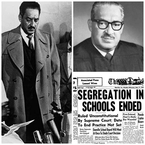 What Did Thurgood Marshall Do in Brown v. Board of Education?